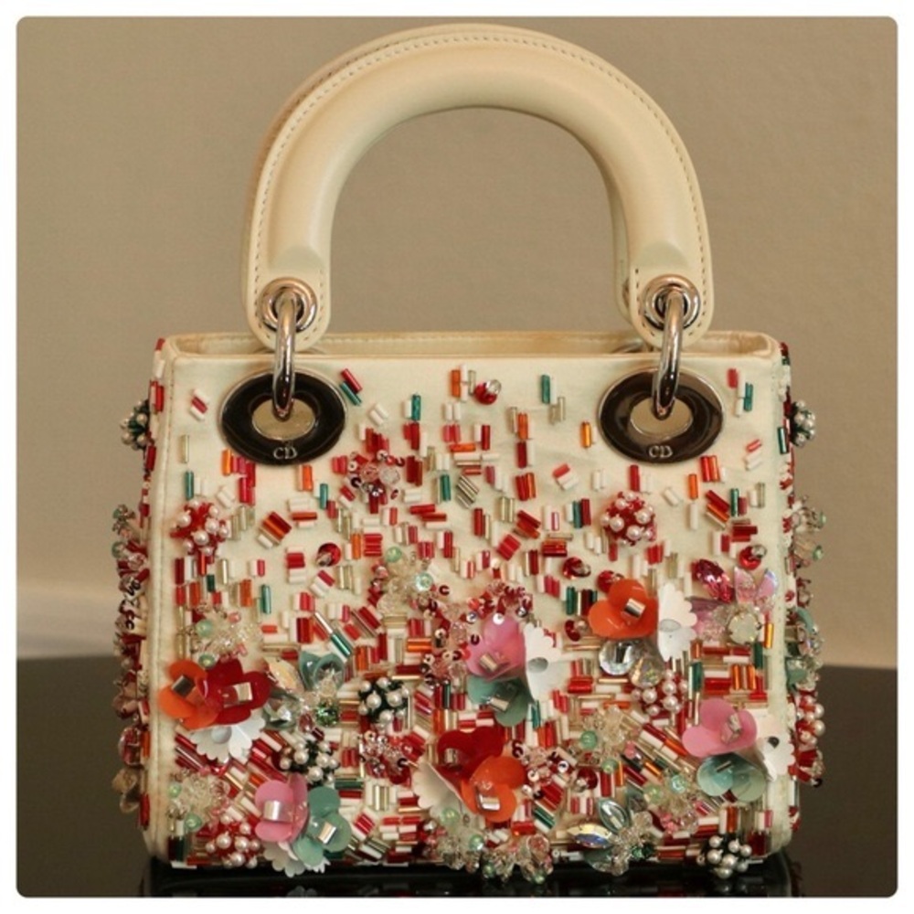 Christian Dior Embellished Satin Mini Lady Dior - Picture 5 of 15